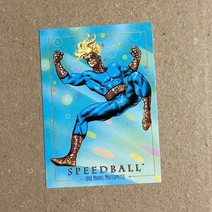 1992 SkyBox Marvel Masterpieces Speedball 88 Trading Card